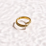 Crystal Curve Wrap Ring