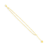 Double Layer Beaded Chain Bracelet